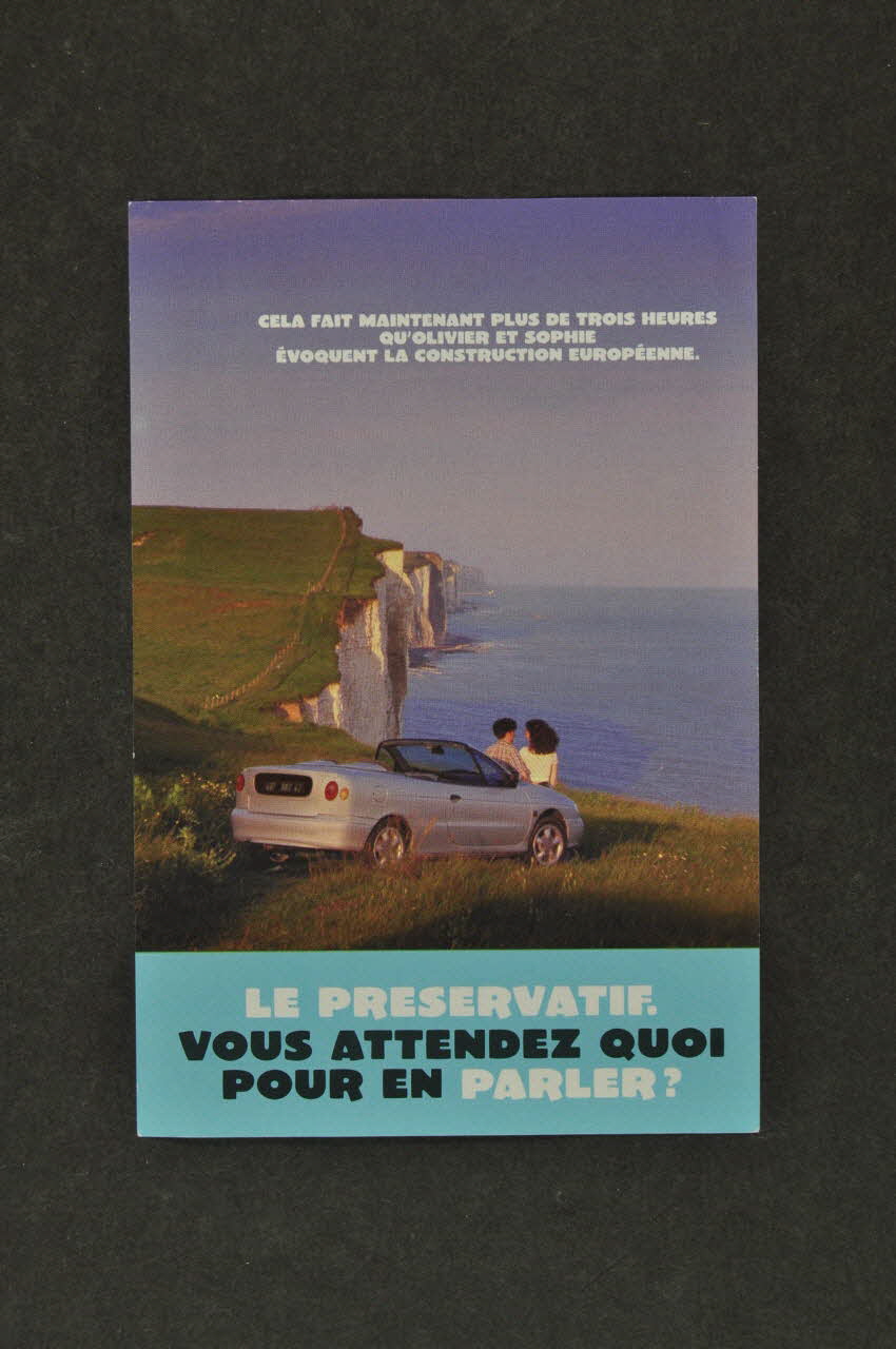tract "Cela fait maintenant plus de trois heures qu'Olivier et Sophie évoquent la construction européenne" 2003.125.334 Photo Mucem