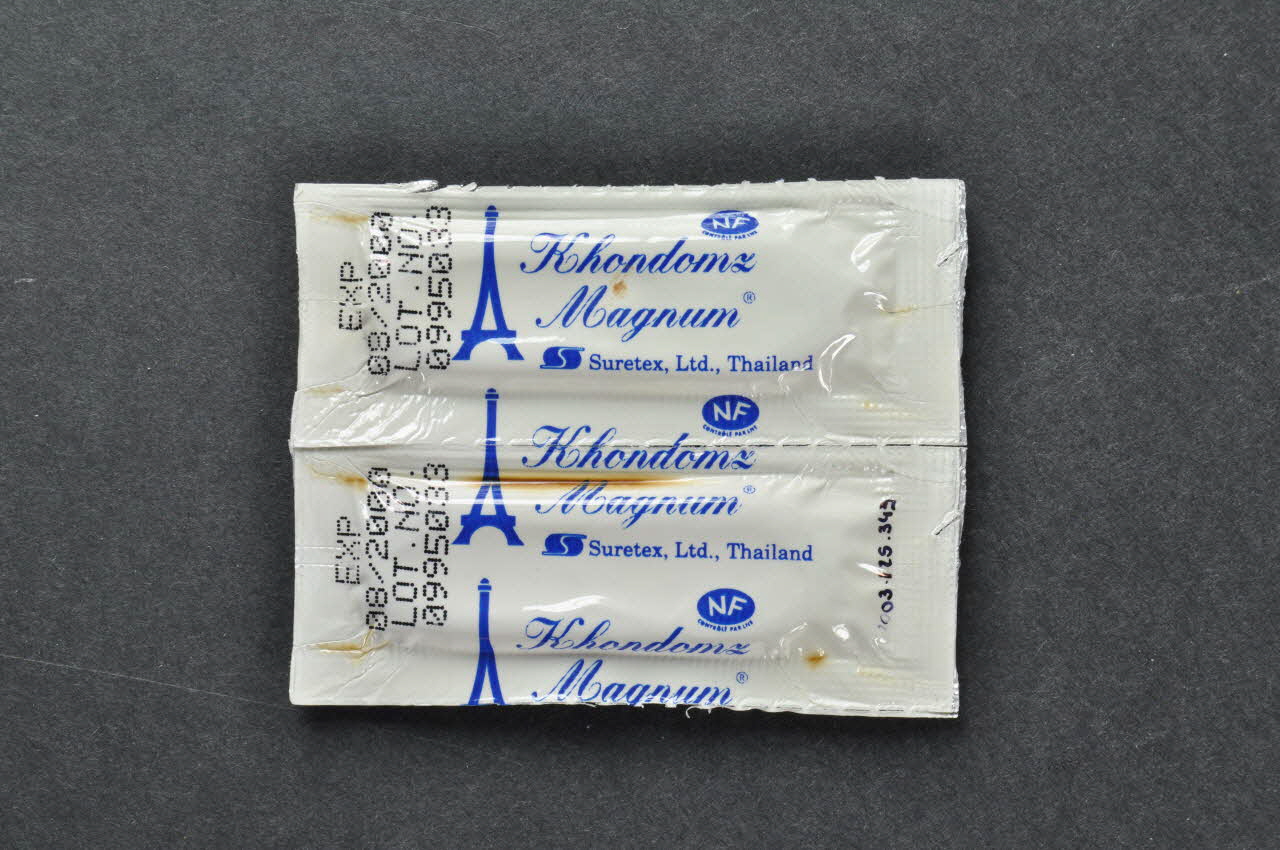Préservatif Khondomz Magnum 2003.125.349 Photo Mucem