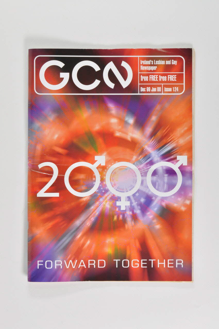 Journal : Gcn journal " GCN.  Ireland's Lesbian and Gay Newspaper" / "How much would you tell on a first date" (Combien de choses voulez vous dire à la première rencontre ?) Irlande 1999 2005.182.13 Photo Mucem