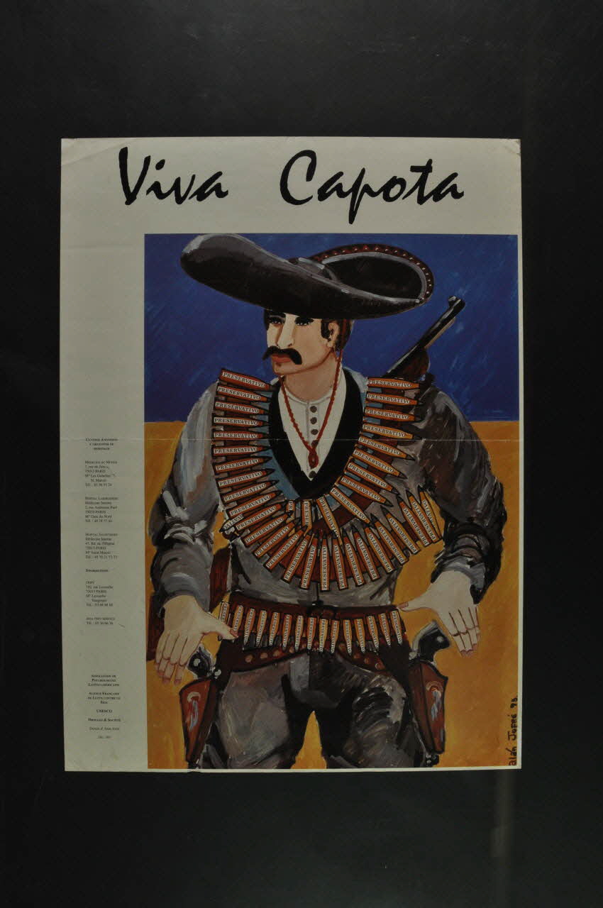 affiche "Viva Capota" France 1993/12 2003.125.36 Photo Mucem