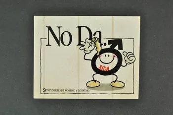 autocollant "No Da" (préservatif) (Ne se donne pas) 2003.125.369 Photo Mucem