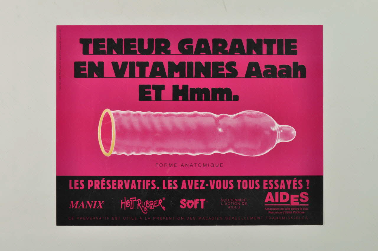 affiche "Teneur garantie en vitamines Aaah et Hmm. " 2003.125.37 Photo Mucem