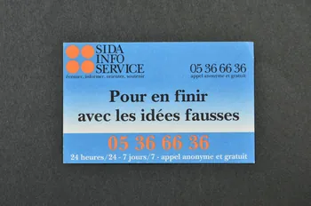 autocollant Autocollant "Pour en finir avec les idées fausses" 2003.125.393 Photo Mucem