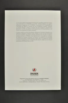Onusida BROCHURE "Rapport d'activité sur la riposte mondiale à l'épidémie de VIH/SIDA, 2003" Lorraine, France 2003 2004.206.48  Photo Mucem