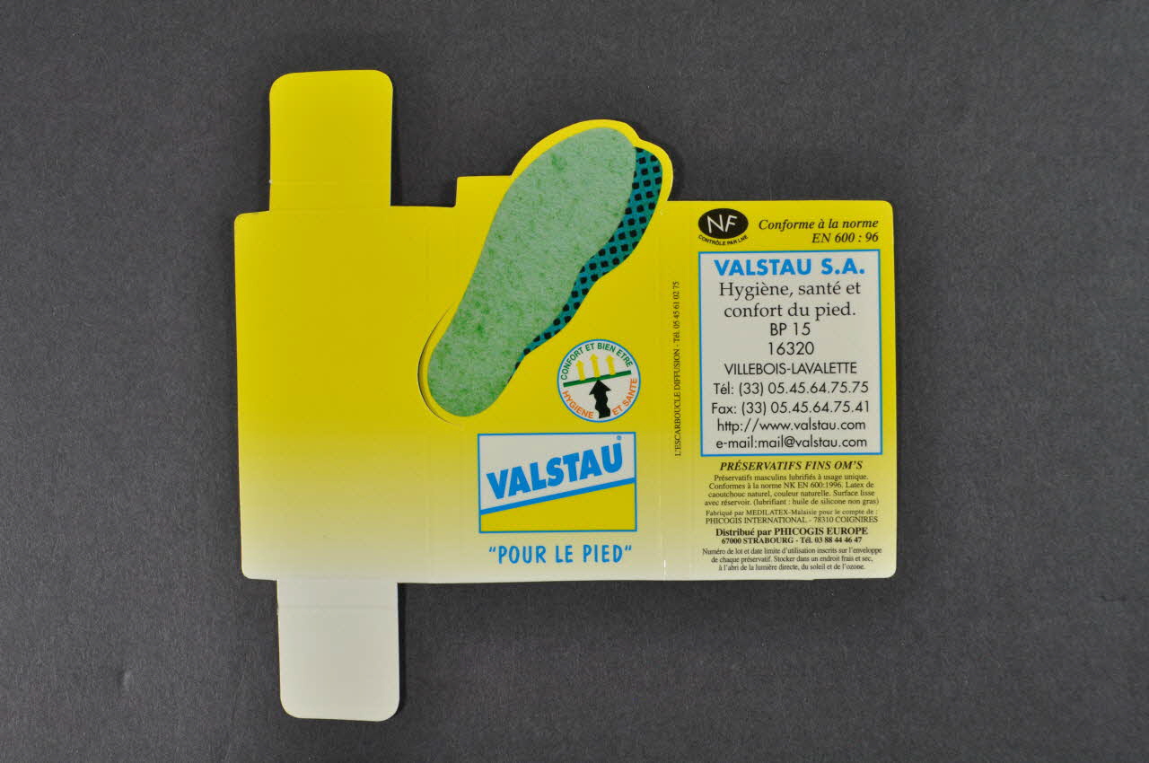 Etui de préservatif "Pour le pied" (sans préservatif) 2003.125.401 Photo Mucem