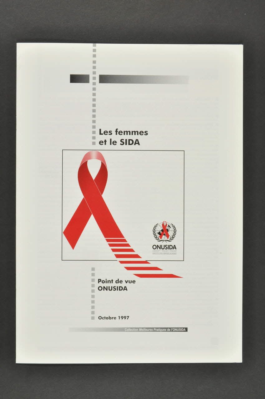 Onusida BROCHURE "Les femmes et le sida" Lorraine, France 1997 2004.206.52 Photo Mucem