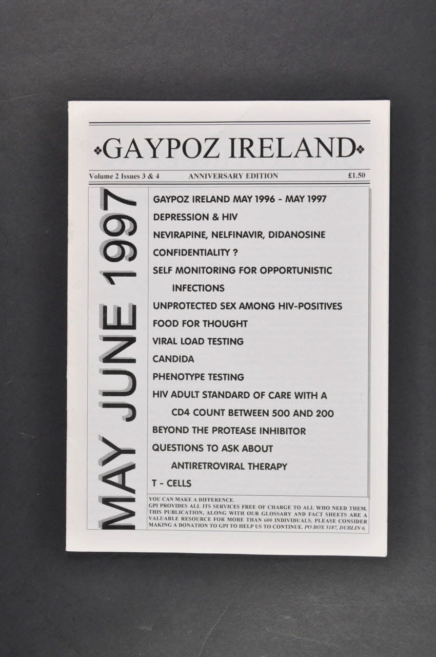 revue "Gaypoz Ireland", volume 2 n° 3 et  4 Irlande 1997 2005.182.58 Photo Mucem