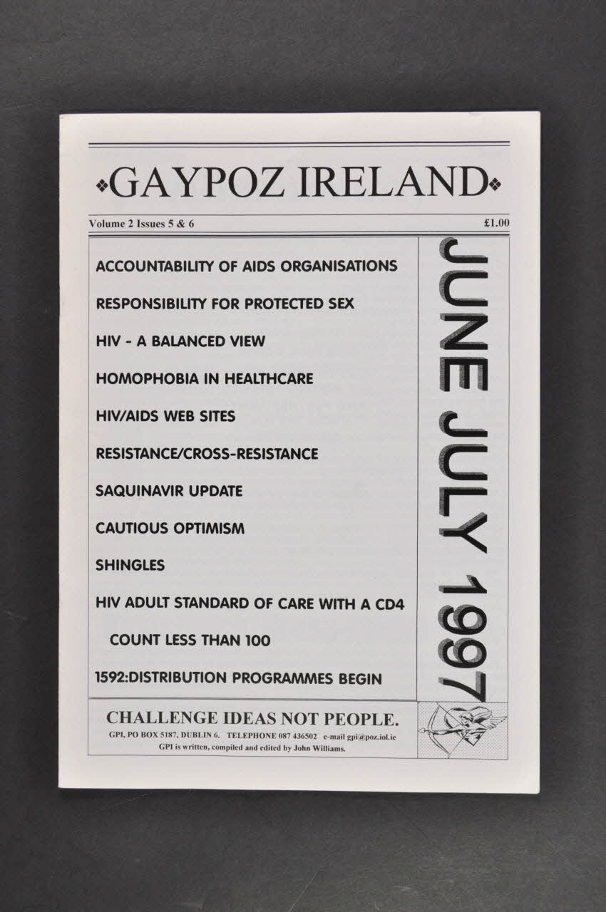 revue "Gaypoz Ireland", volume 2 n°5-6 Irlande 1997 2005.182.59 Photo Mucem