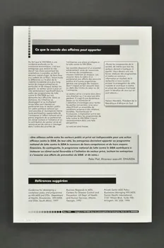 Onusida BROCHURE " Intégrer le VIH/SIDA dans les préoccupations de l'entreprise." Lorraine, France 1999 2004.206.57 Photo Mucem