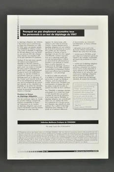 Onusida BROCHURE " Le SIDA et l'armée" Lorraine, France 1998 2004.206.58 Photo Mucem