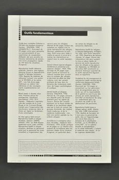 Onusida BROCHURE "Les réfugiés et le sida" Lorraine, France 1997/9 2004.206.60 Photo Mucem