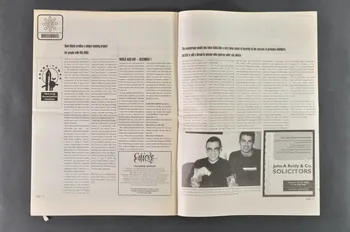 Revue Gcn revue "GCN", Novembre 1999, n° 123 : "World Aids Day 1st december. Listen, learn, live" (Journée mondiale du sida, Ecouter, apprendre, vivre) Irlande 1999/11 2005.182.67 Photo Mucem