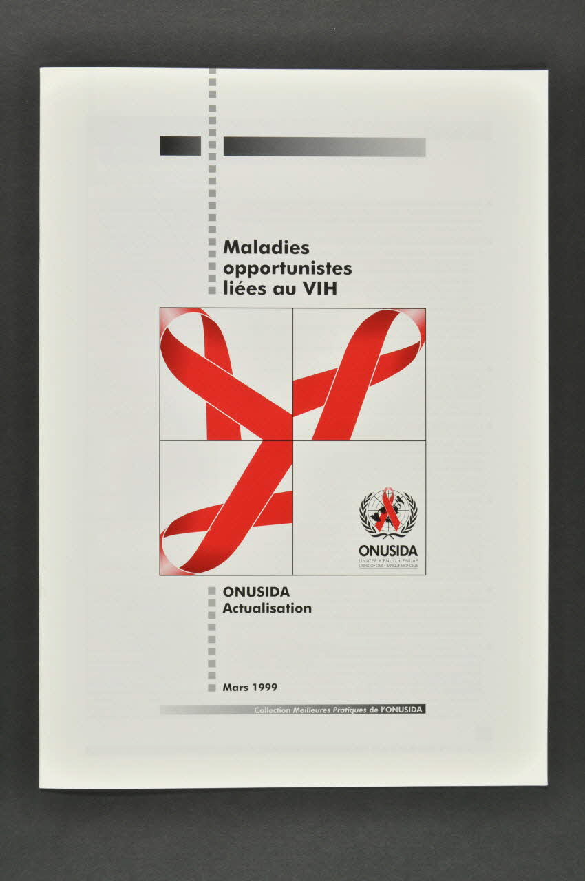 Onusida BROCHURE " Maladies opportunistes liées au VIH" Lorraine, France 1999/3 2004.206.64  Photo Mucem