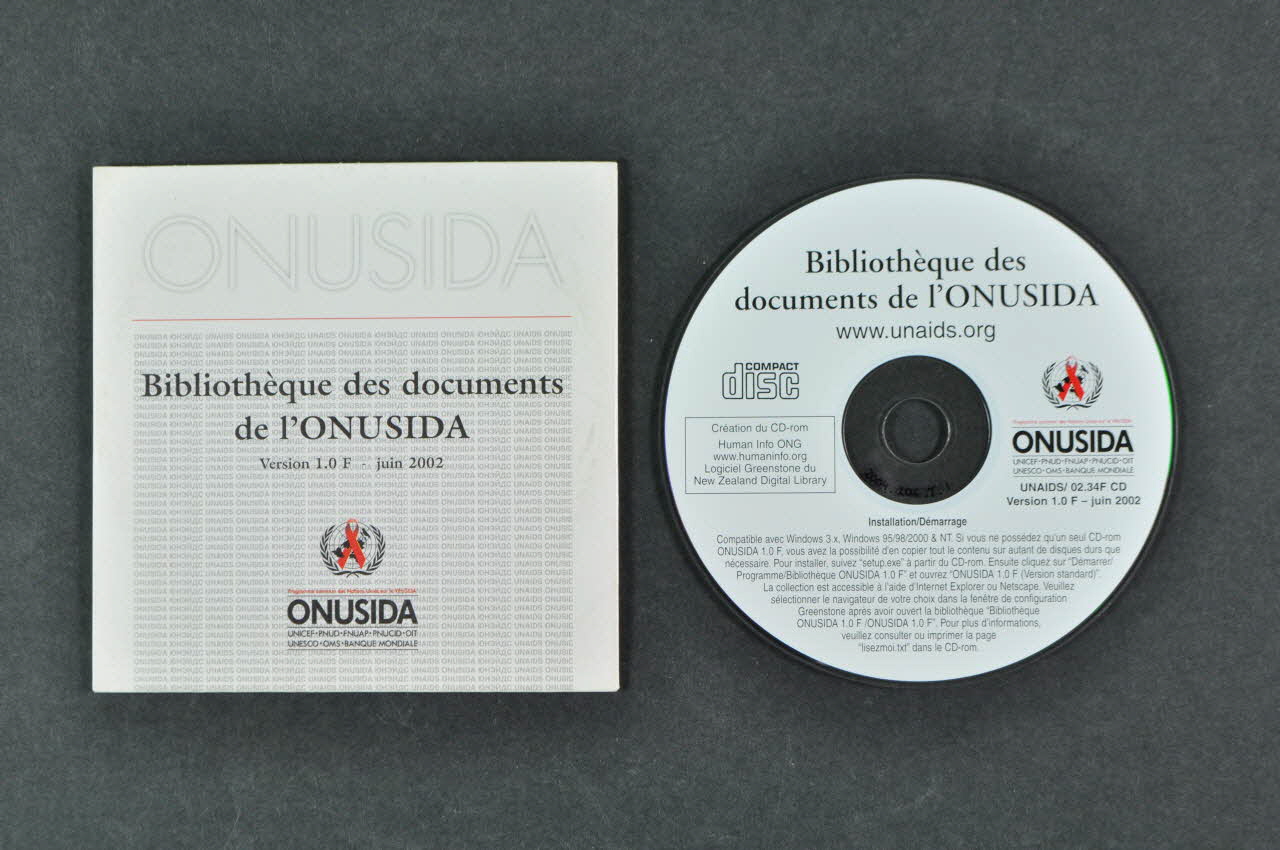 Onusida CD-ROM Lorraine, France 2002 2004.206.7.1-2 Photo Mucem