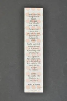 marque-page "Hersey Bir Elma ile Basladi" 2005.185.11  Photo Mucem