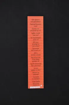 marque-page "Sormak ayip degildir..." (traduire) 2005.185.14 Photo Mucem