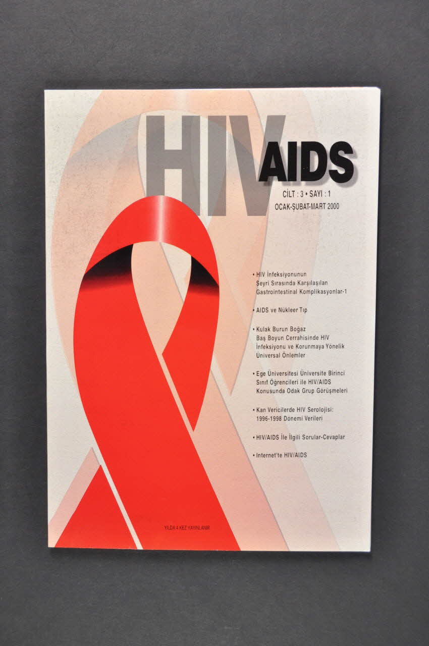 Hatam (Hacettepe Universitesi Markez Kampusu) revue "HIV AIDS", mars 2000 (résumés en anglais) Turquie 2000 2005.185.2 Photo Mucem