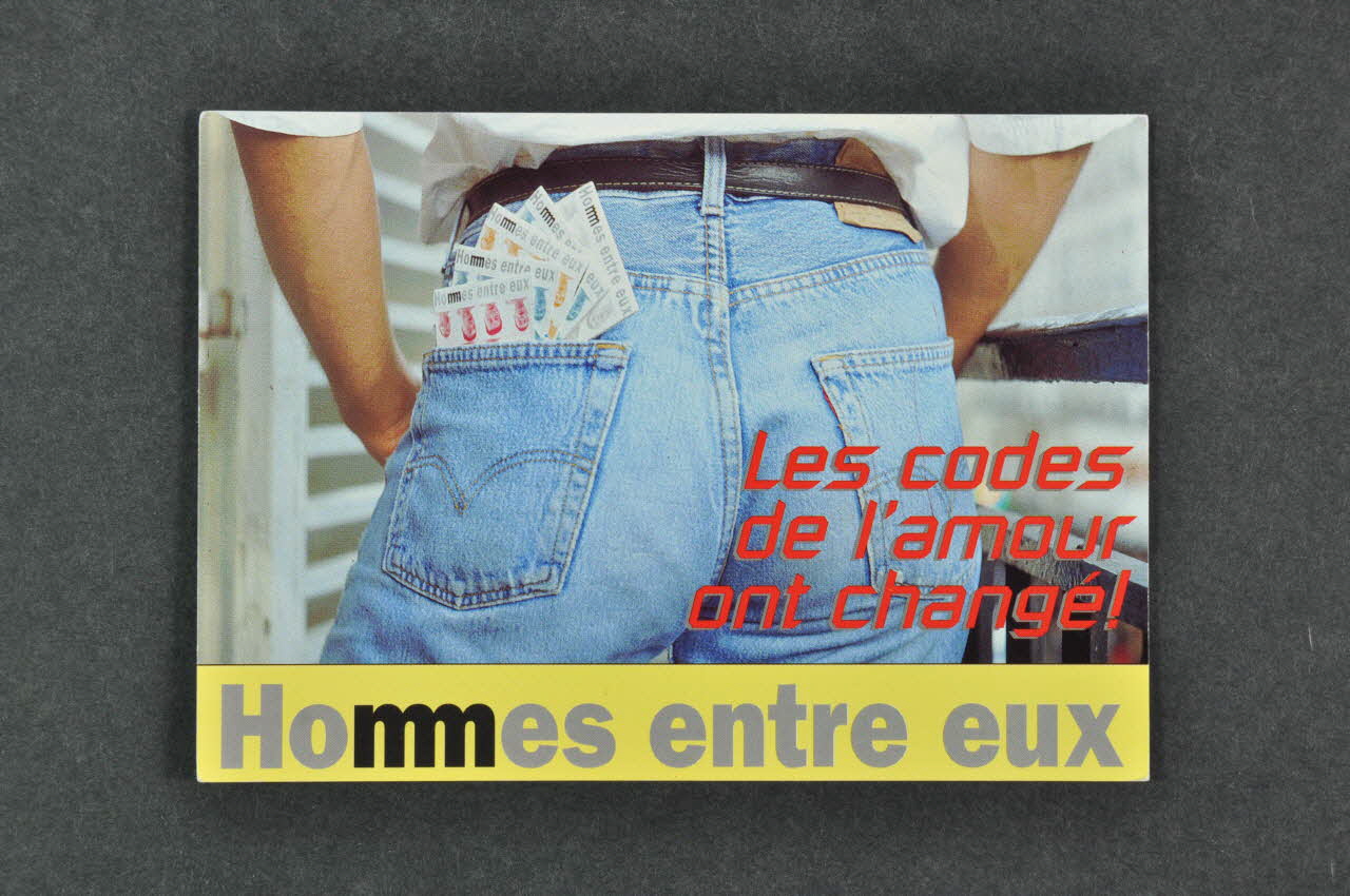 carte postale "Les codes de l'amour ont changé !/ Hommes entre eux" 2003.125.467 Photo Mucem