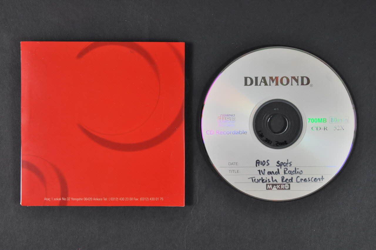 CD (compact disque) "AIDS Spots" (en turc) 2005.186.16.1-2 Photo Mucem