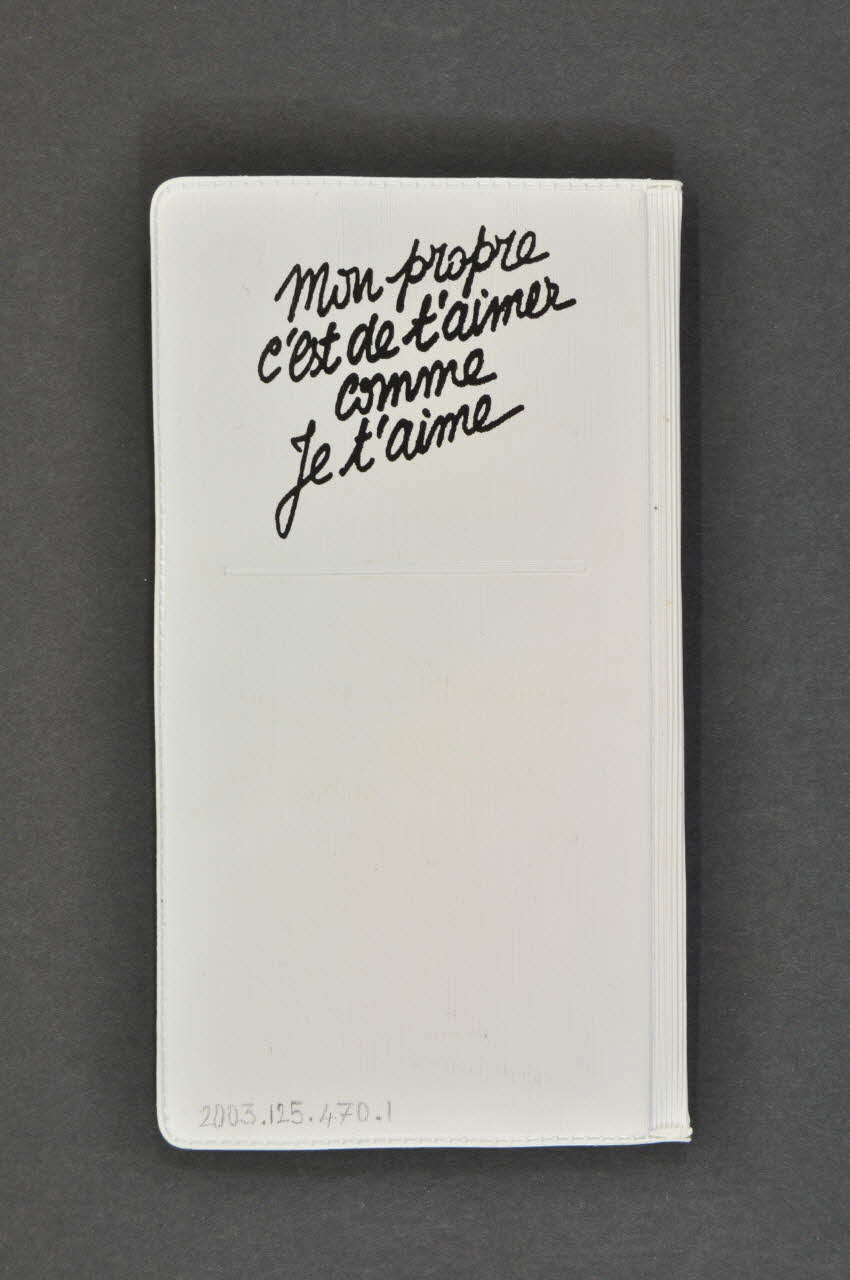 Etui de préservatif "Mon propre c'est de t'aimer comme je t'aime" 2003.125.470.1-3 Photo Mucem