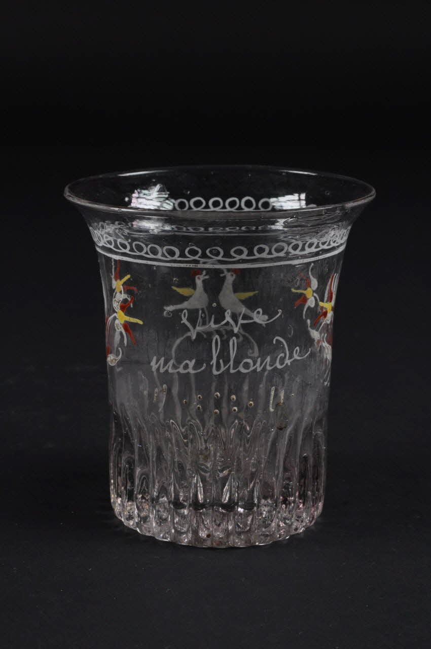verre Gobelet Hollandais Haute-Normandie, France 1820-1848 1954.50.4 Photo Mucem