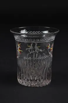 verre Gobelet Hollandais Haute-Normandie, France 1820-1848 1954.50.4  Photo Mucem