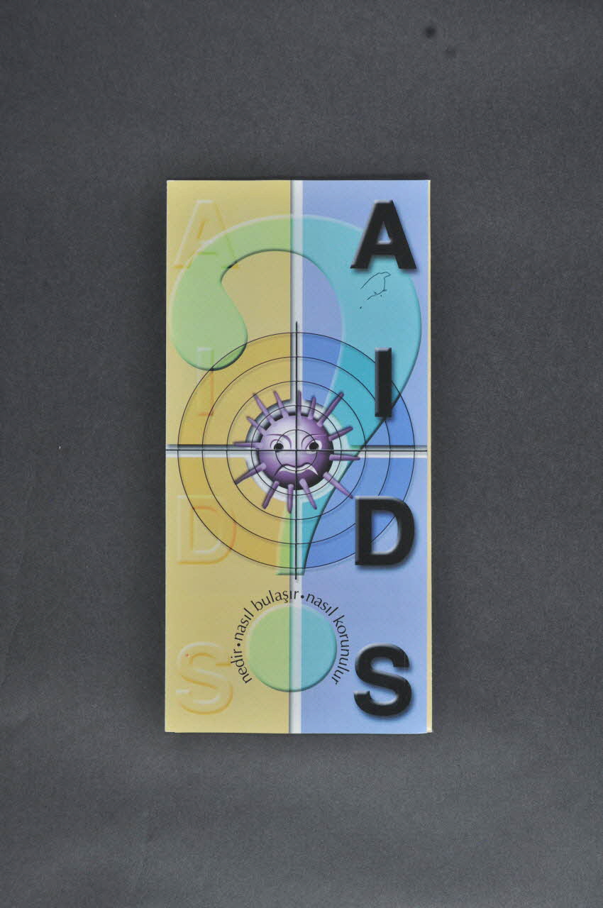 Dépliant "AIDS" 2005.187.10  Photo Mucem