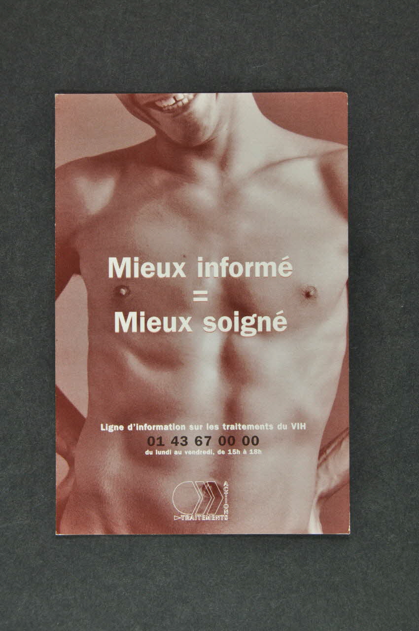 carte postale "Mieux informé = Mieux soigné" 2003.125.481 Photo Mucem
