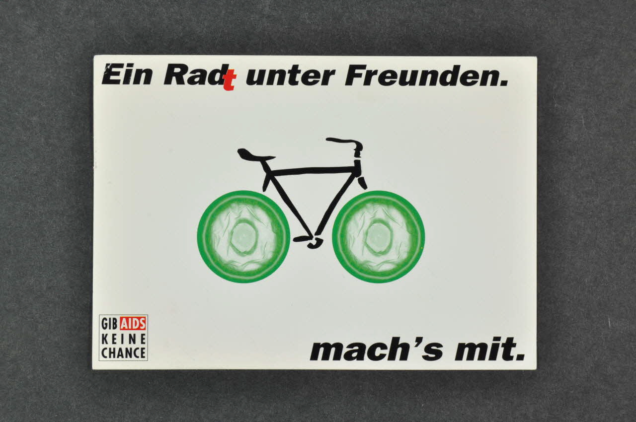 carte postale "Ein Radt unter Freunden" 2003.125.483  Photo Mucem