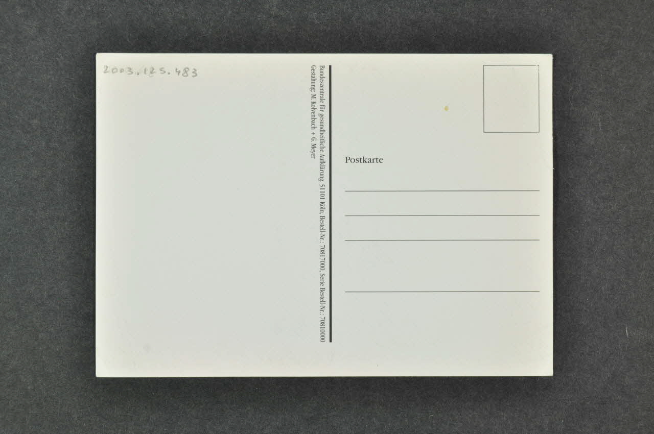 carte postale "Ein Radt unter Freunden" 2003.125.483 Photo Mucem