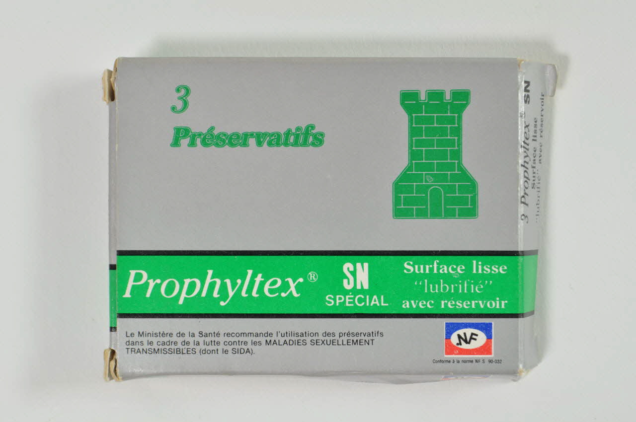Prophyltex Etui de préservatif "Prophyltex" (sans préservatifs) France 1995 2003.125.490 Photo Mucem