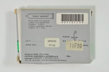 Prophyltex Etui de préservatif "Prophyltex" (sans préservatifs) France 1995 2003.125.490 Photo Mucem