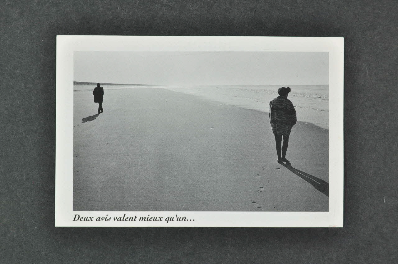 carte postale " Deux avis valent mieux qu'un..." 2003.125.493 Photo Mucem