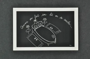carte postale " Comme on fait son lit on se couche..." 2003.125.494 Photo Mucem