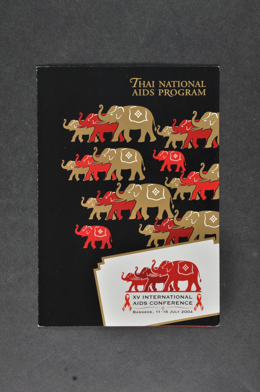 XVe International Aids Conference Dépliant Thai National AIDS Program International 2004 2004.207.132 Photo Mucem