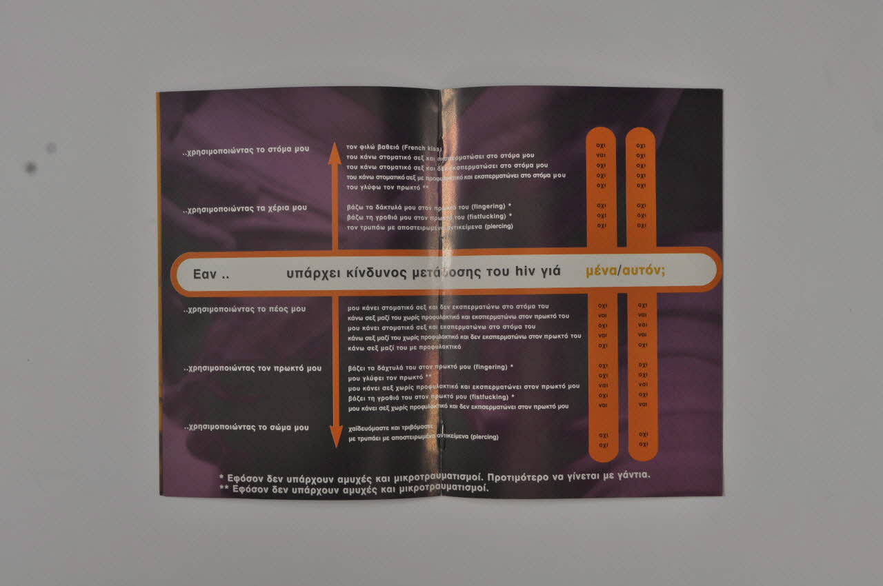 BROCHURE "O hiv kai emeis" 2005.189.12 Photo Mucem