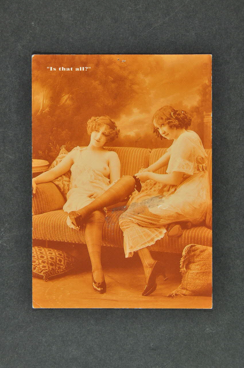 carte postale "Is that all?" (Est-ce tout ?) 2003.125.515 Photo Mucem