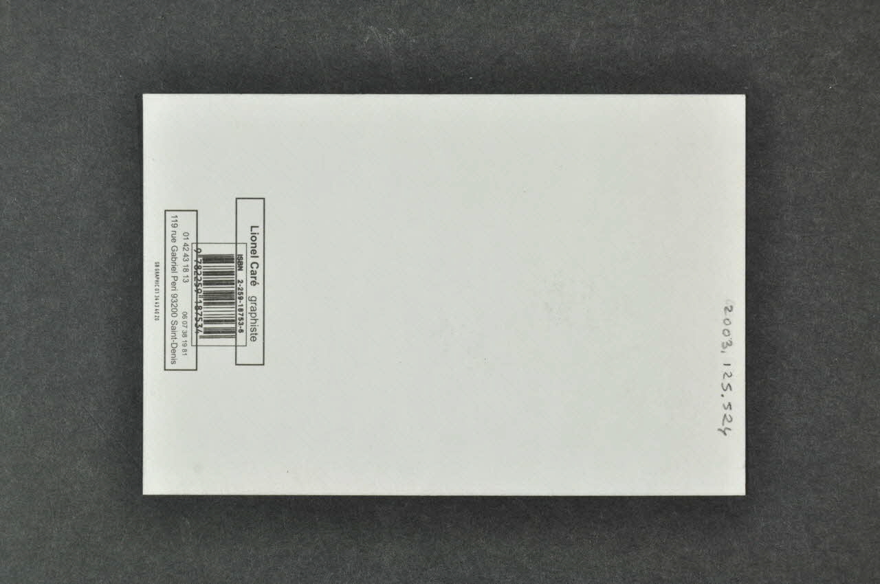 carte postale "C'est la seule fois où le blanc est battu !" 2003.125.524 Photo Mucem
