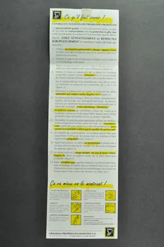 Emballage de préservatif "Prophyltex. Préservatifs fins. Méfiez-vous des contrefaçons ! exigez le véritable Prophyltex. Avec la Tour / Gratuit 2003.125.530 Photo Mucem