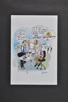 carte postale "Alors.. toujours seul Michel..." (Cuneo) 2003.125.536 Photo Mucem