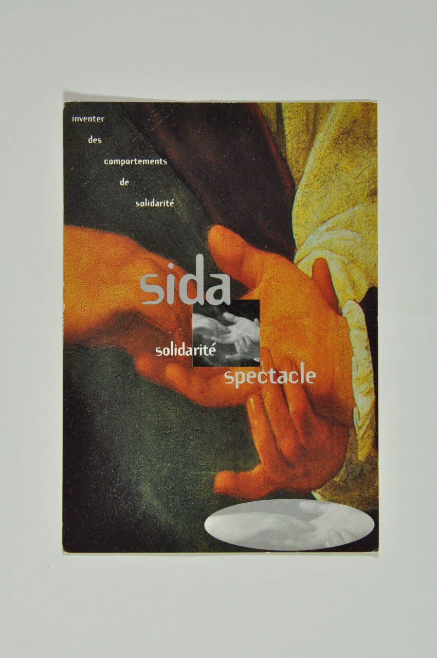 carte postale "Sida solidarité spectacle" 2003.125.539 Photo Mucem