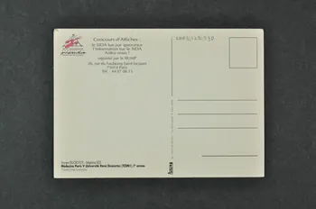 Service Inter Universitaire de Médecine Préventive carte postale "Sur routes glissantes, faites confiance à vos pneumatiques" France 1990 2003.125.540 Photo Mucem