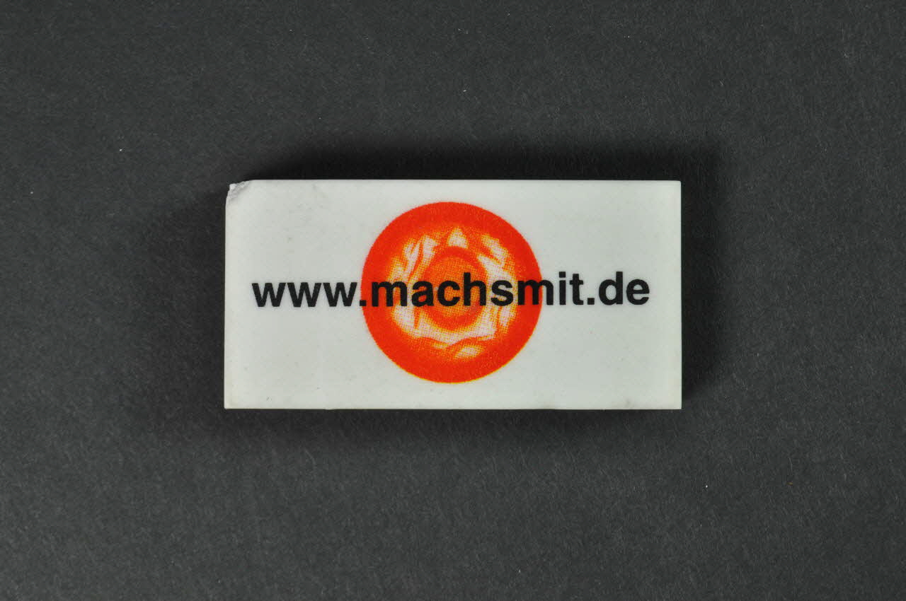 Bzga gomme "www.machsmit.de" Allemagne 2002 2004.207.155 Photo Mucem