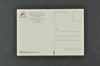 Service Inter Universitaire de Médecine Préventive carte postale "Il existe deux façons de se préserver du sida" France 1990 2003.125.542  Photo Mucem