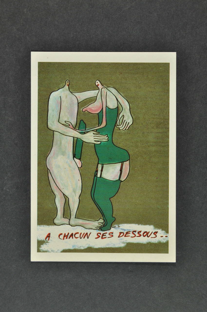 Service Inter Universitaire de Médecine Préventive carte postale "A chacun ses dessous..." France 1990 2003.125.546 Photo Mucem