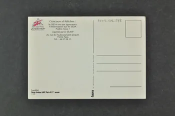 Service Inter Universitaire de Médecine Préventive carte postale "Un coup sans c'est pas un coup sain " France 1990 2003.125.548  Photo Mucem