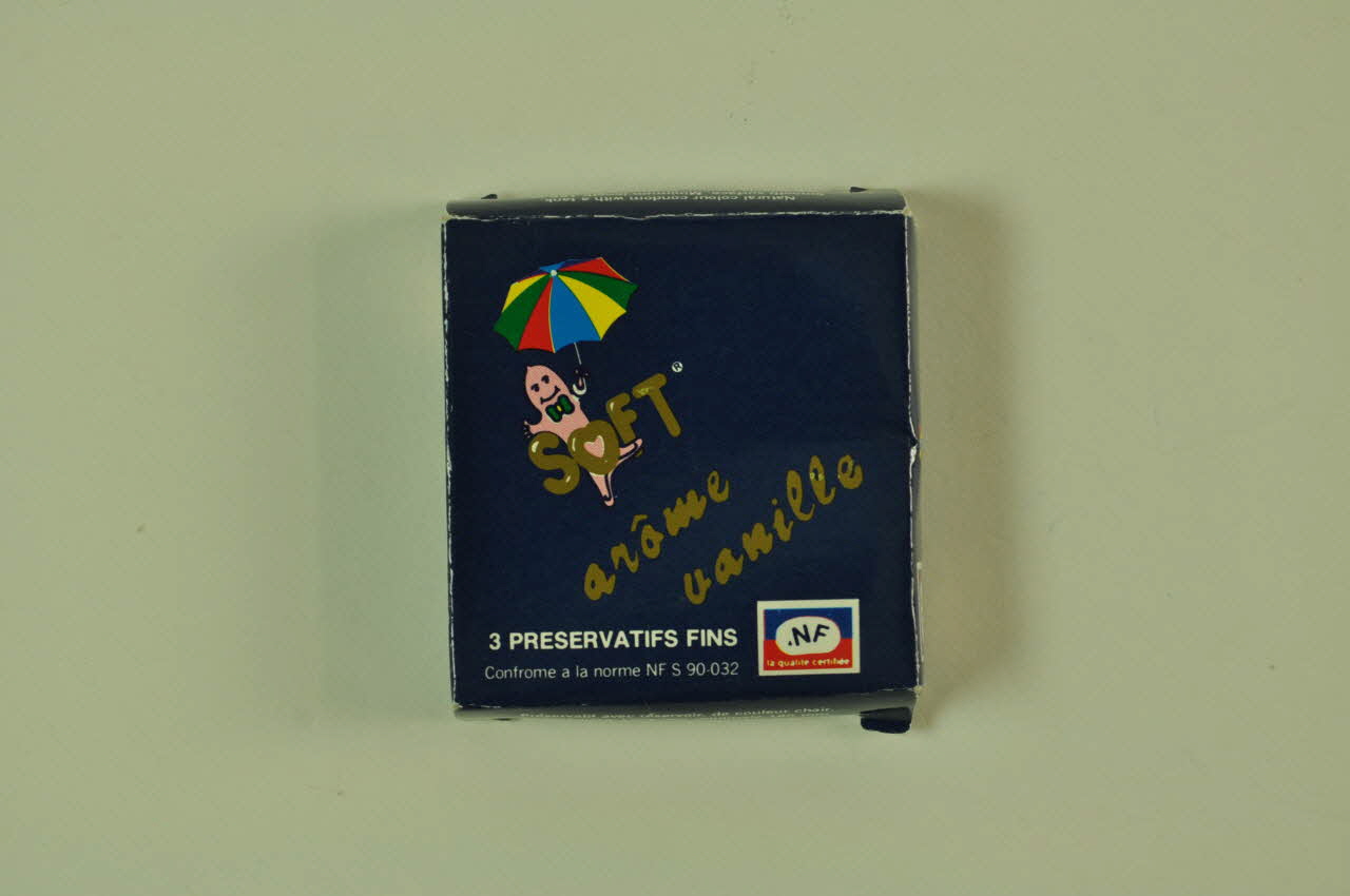 Ansell Emballage de préservatif "Soft. Arôme vanille" (sans préservatifs) France 1997/10 2003.125.556 Photo Mucem