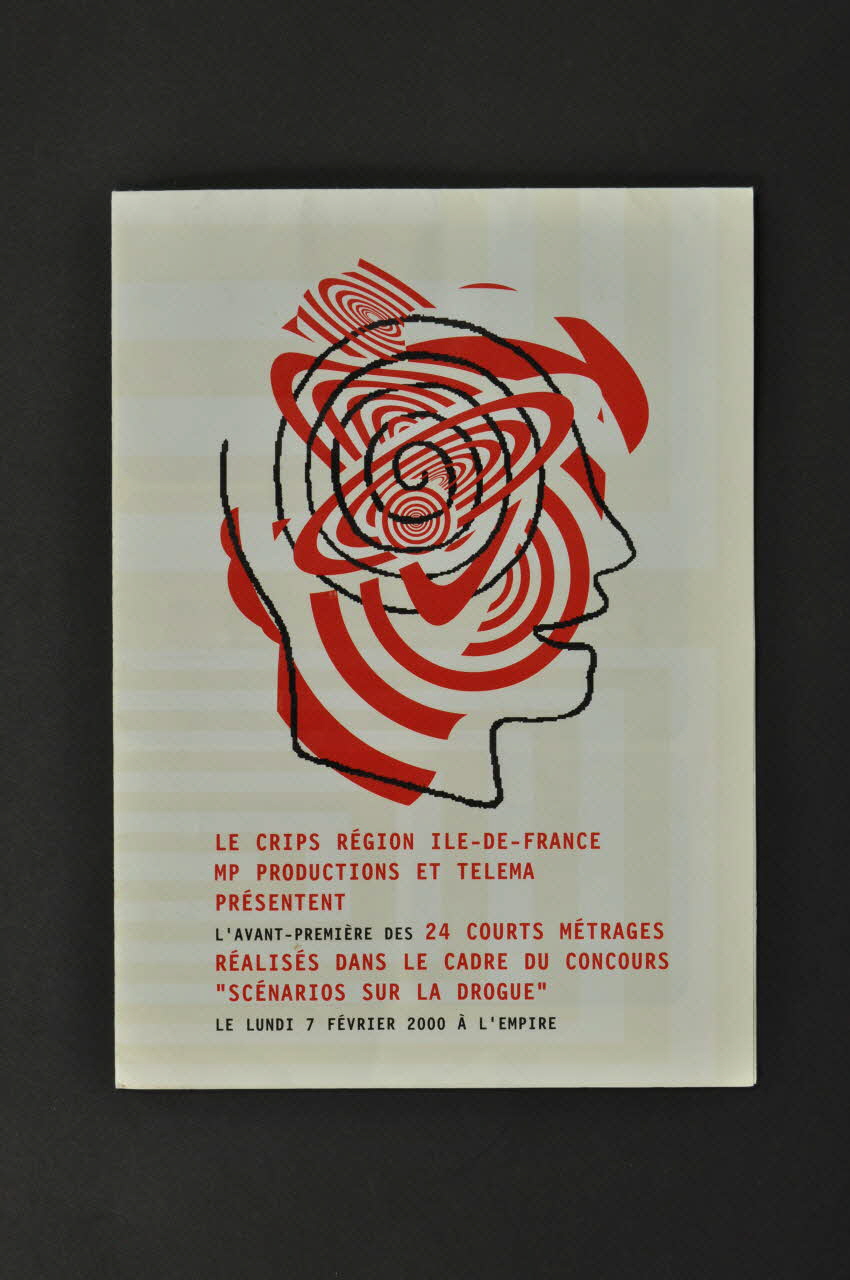 C.R.I.P.S Ile de France Dépliant "Scénarios sur la drogue" France 2000/2 2003.125.579 Photo Mucem