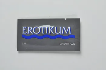 enveloppe de gel lubrifiant "Erotikum" 2003.125.584  Photo Mucem