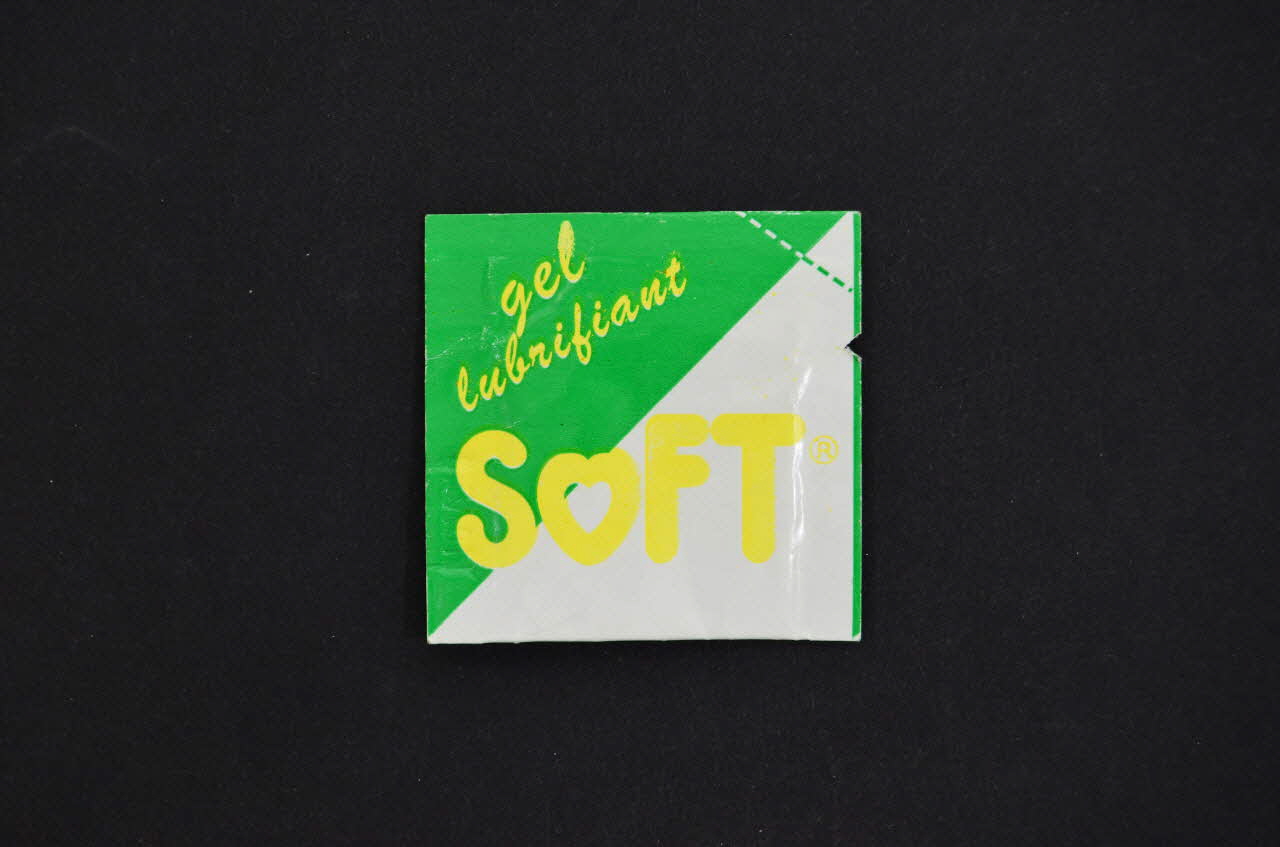 Enveloppe de gel lubrifiant "Gel lubrifiant SOFT" 2003.125.586 Photo Mucem